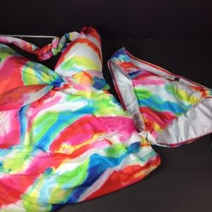 Lauren Ralph Lauren Water Color Tankini Set Small